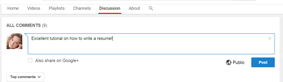 G+ YouTube